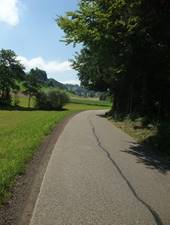 Ausflug Strasse nahe bei Nyffenegg